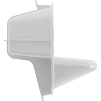 Escalón para pared de piscina (juego de 3) blanco