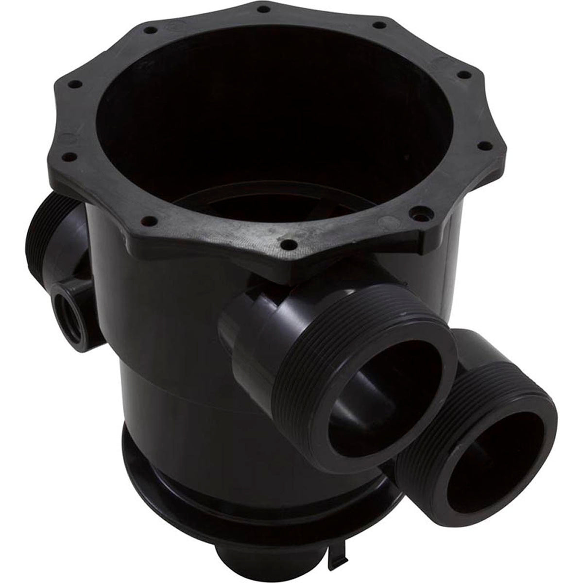 Body, Pentair 2" Top Mount Multiport Valve, 6 Pos, Clamp-On
