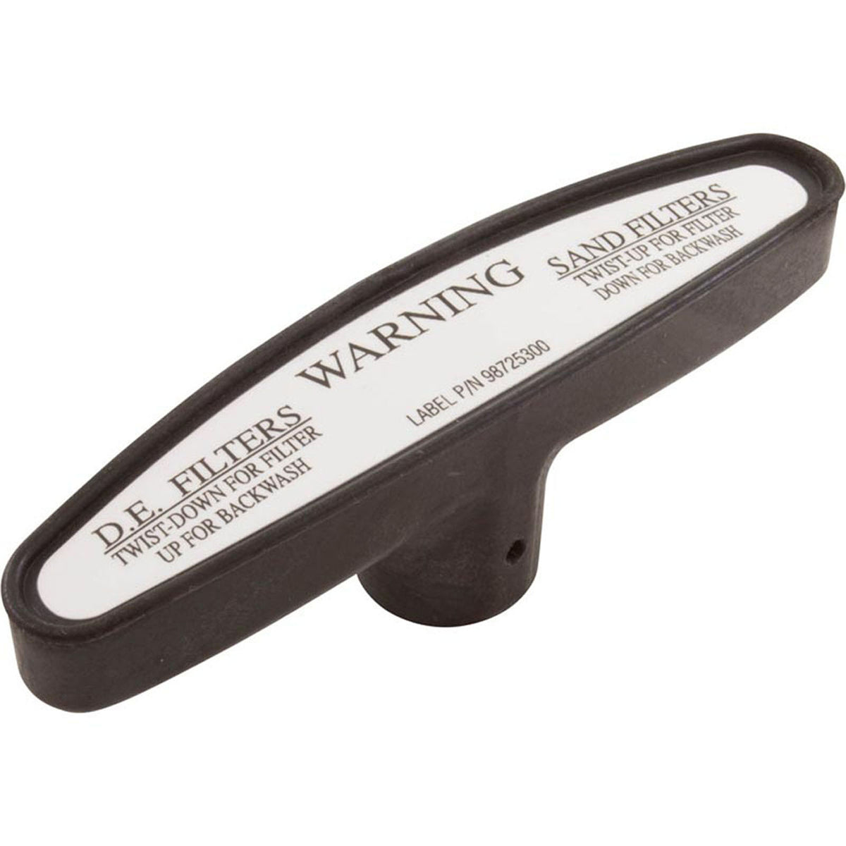 2" Handle Backwash Plastic
