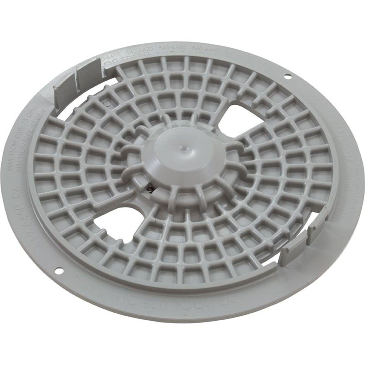 Pool Skimmer Lid R1 - Gray