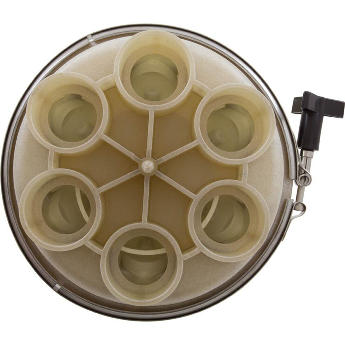 6 Port, Top Feed, 1 1/2" Complete Valve