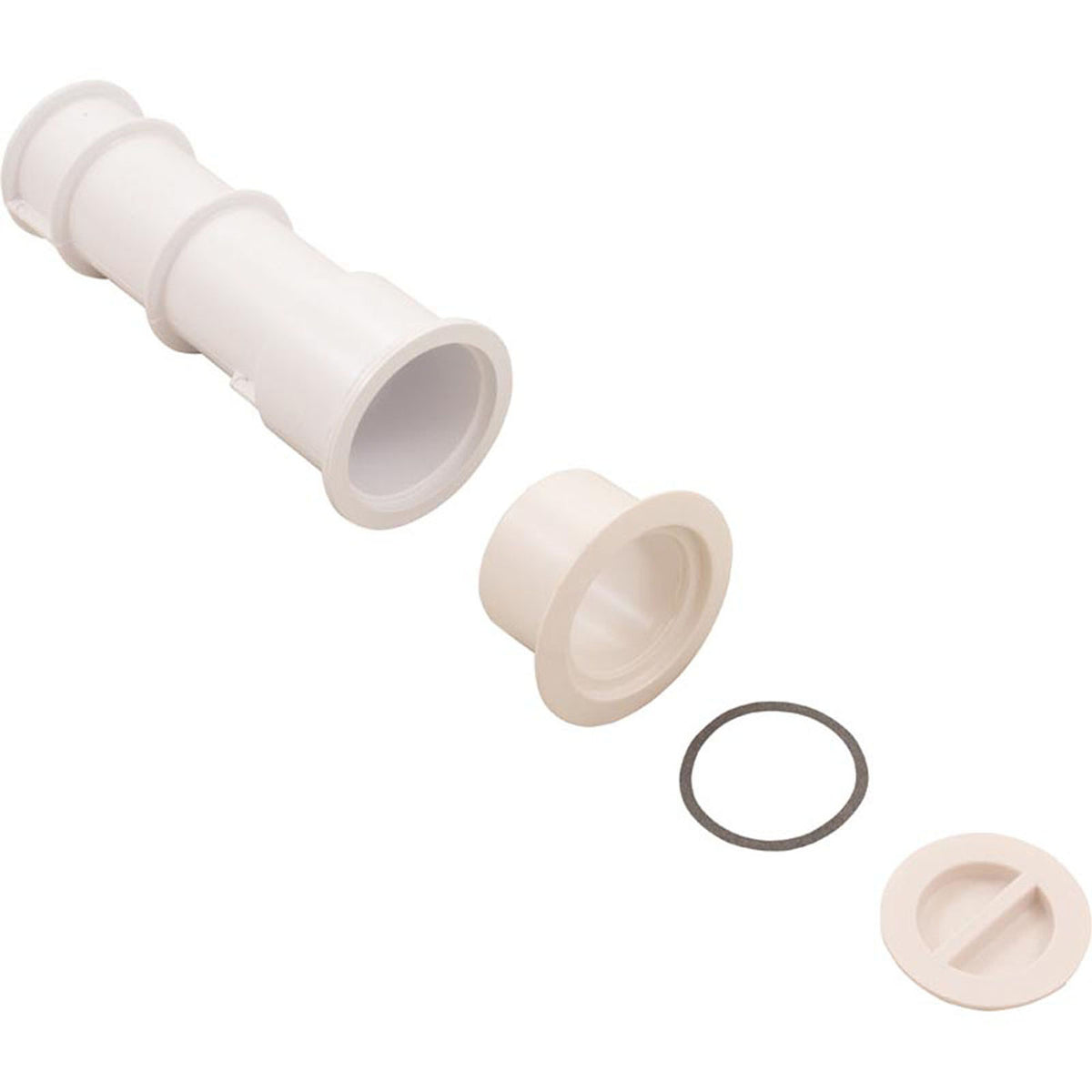 Ensemble de support pour poteau de volleyball - Blanc