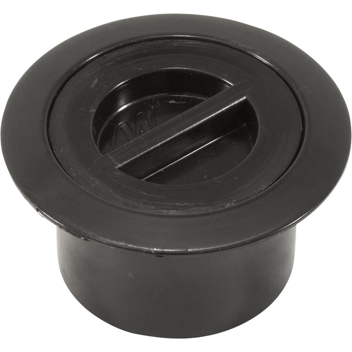 Volleyball Pole Holder Flange & Plug Assembly-Black