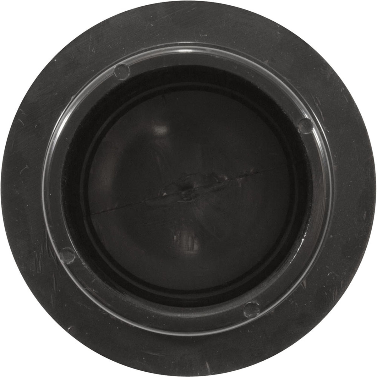 Volleyball Pole Holder Flange & Plug Assembly-Black