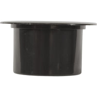 Volleyball Pole Holder Flange & Plug Assembly-Black