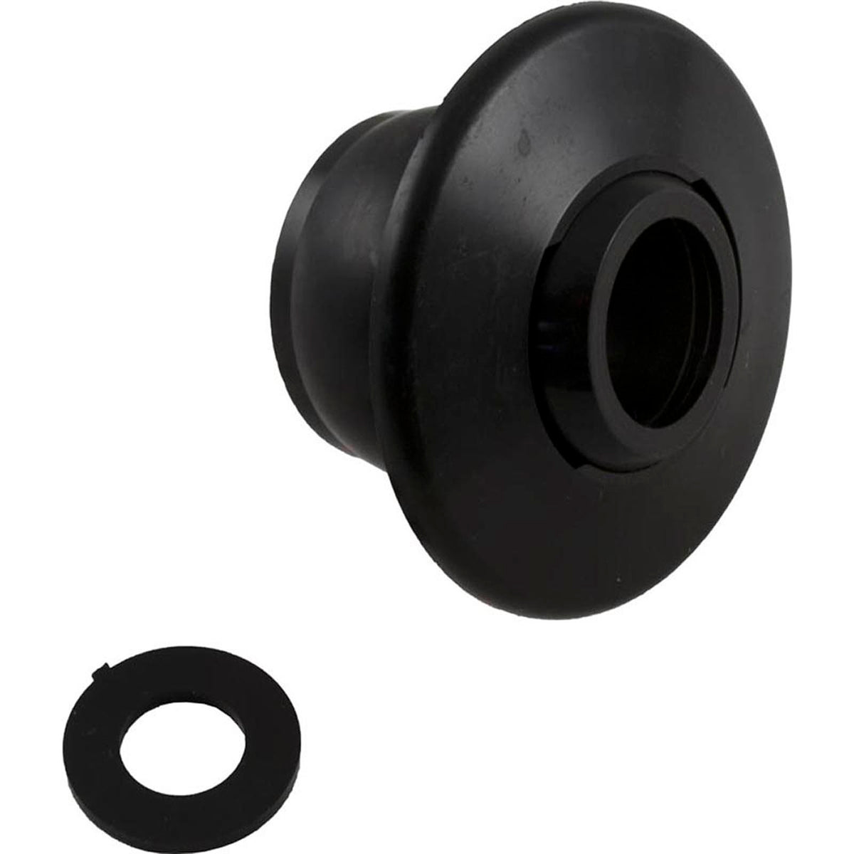 Self Aligning Return Fitting, Waterway, 1 1/2", Black