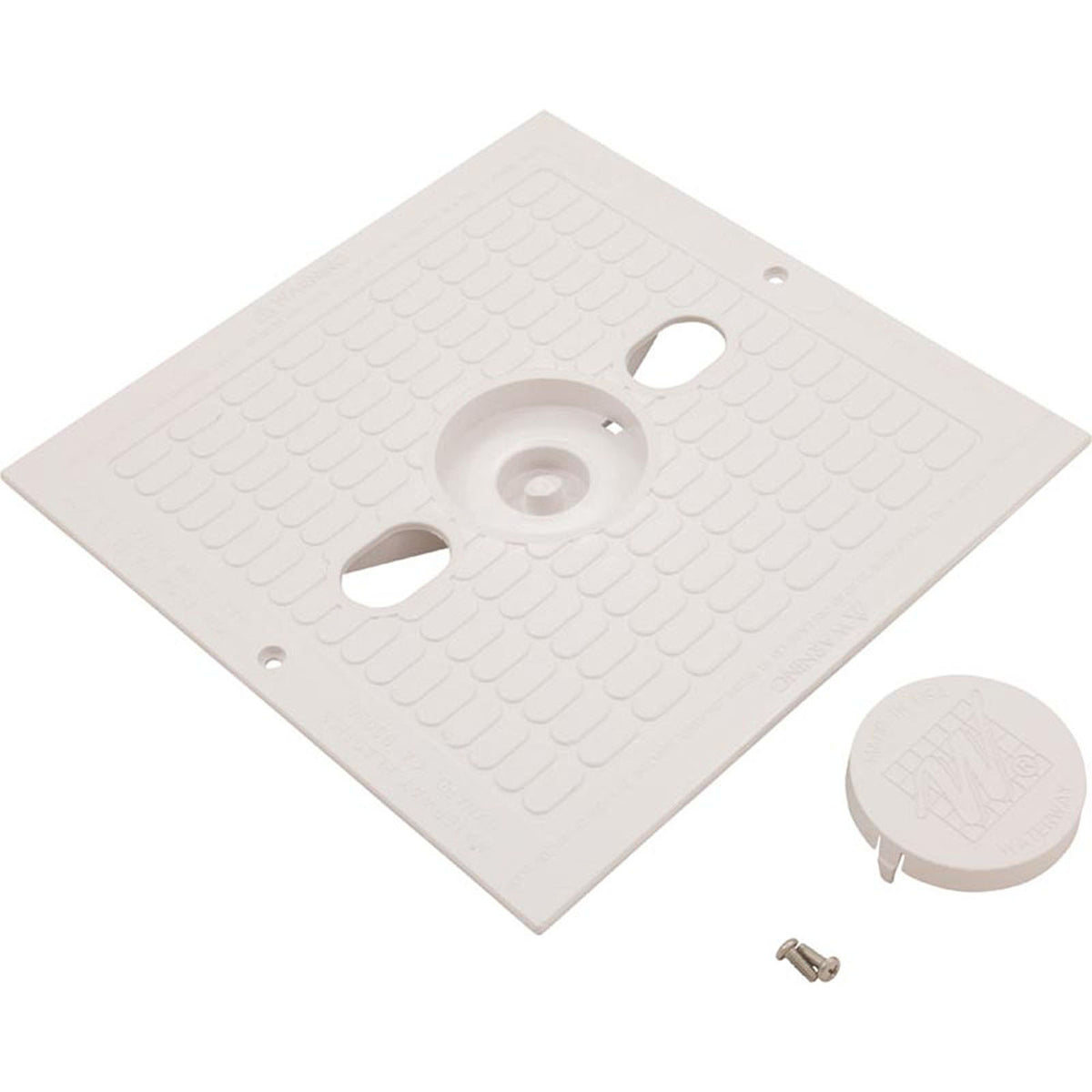 Square Lid Assembly Inground Vnl/Lnr - White