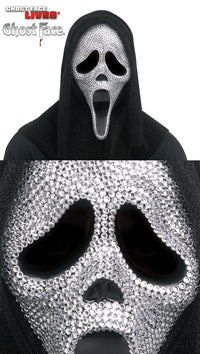 Fun World Scream Ghost Face Bling Character Costume Mask
