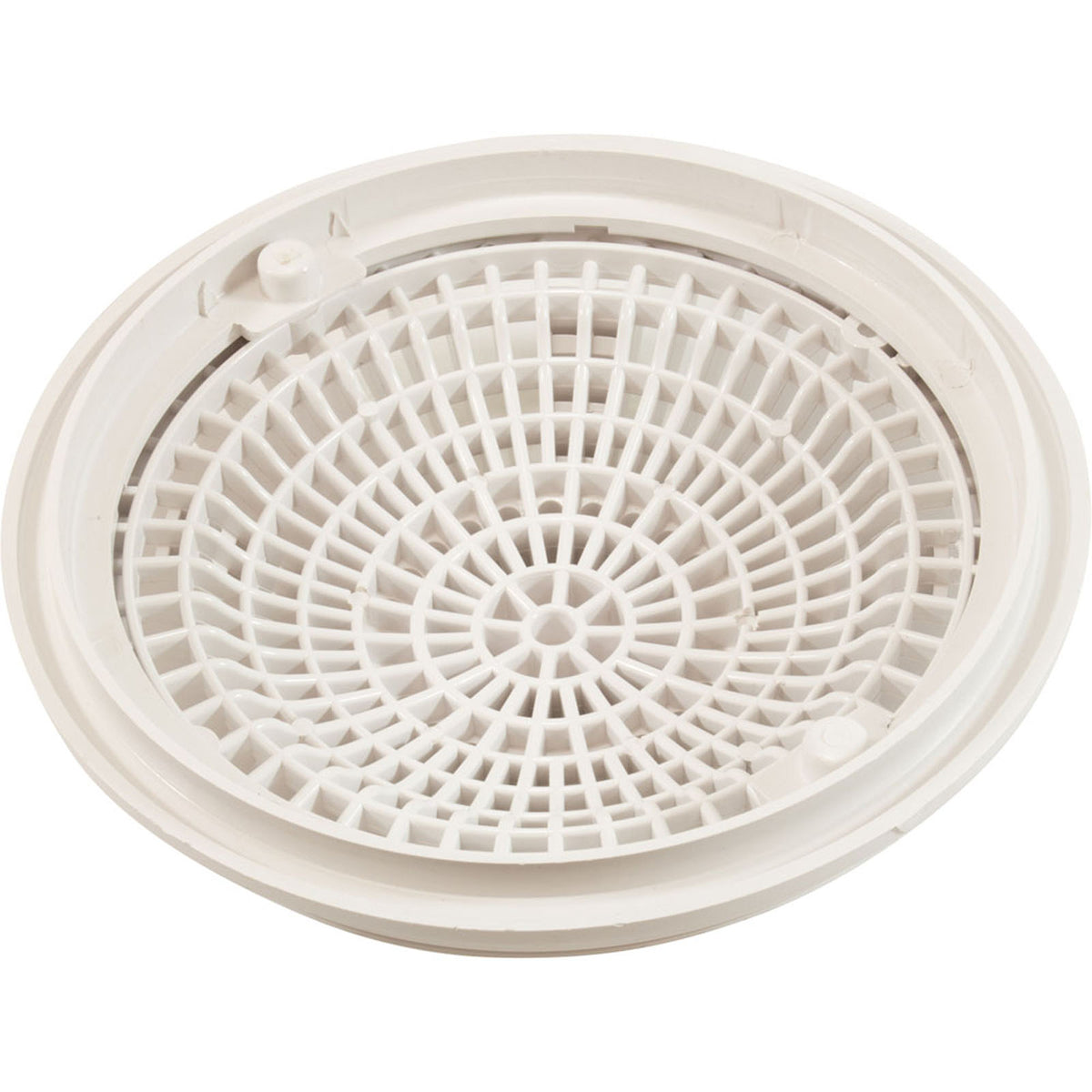 Main Drain Cover & Frame, Waterway Tru Flo 8", White, VGB
