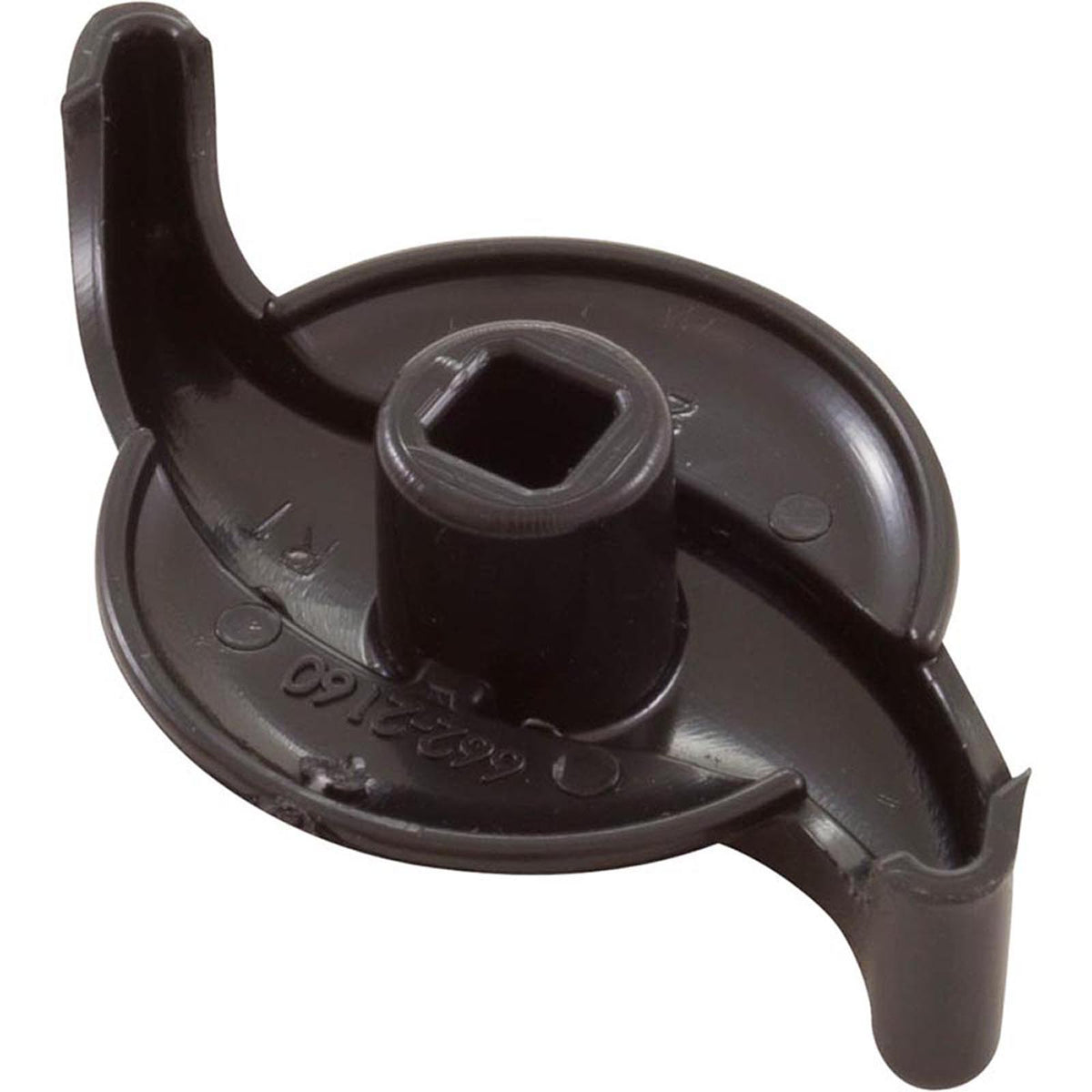 1" Top Access Air Control "S" Handle - Black