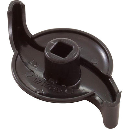 1" Top Access Air Control "S" Handle - Black