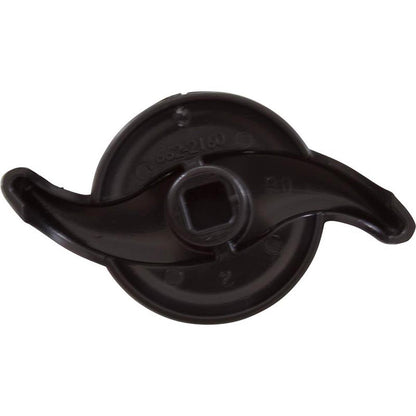 1" Top Access Air Control "S" Handle - Black