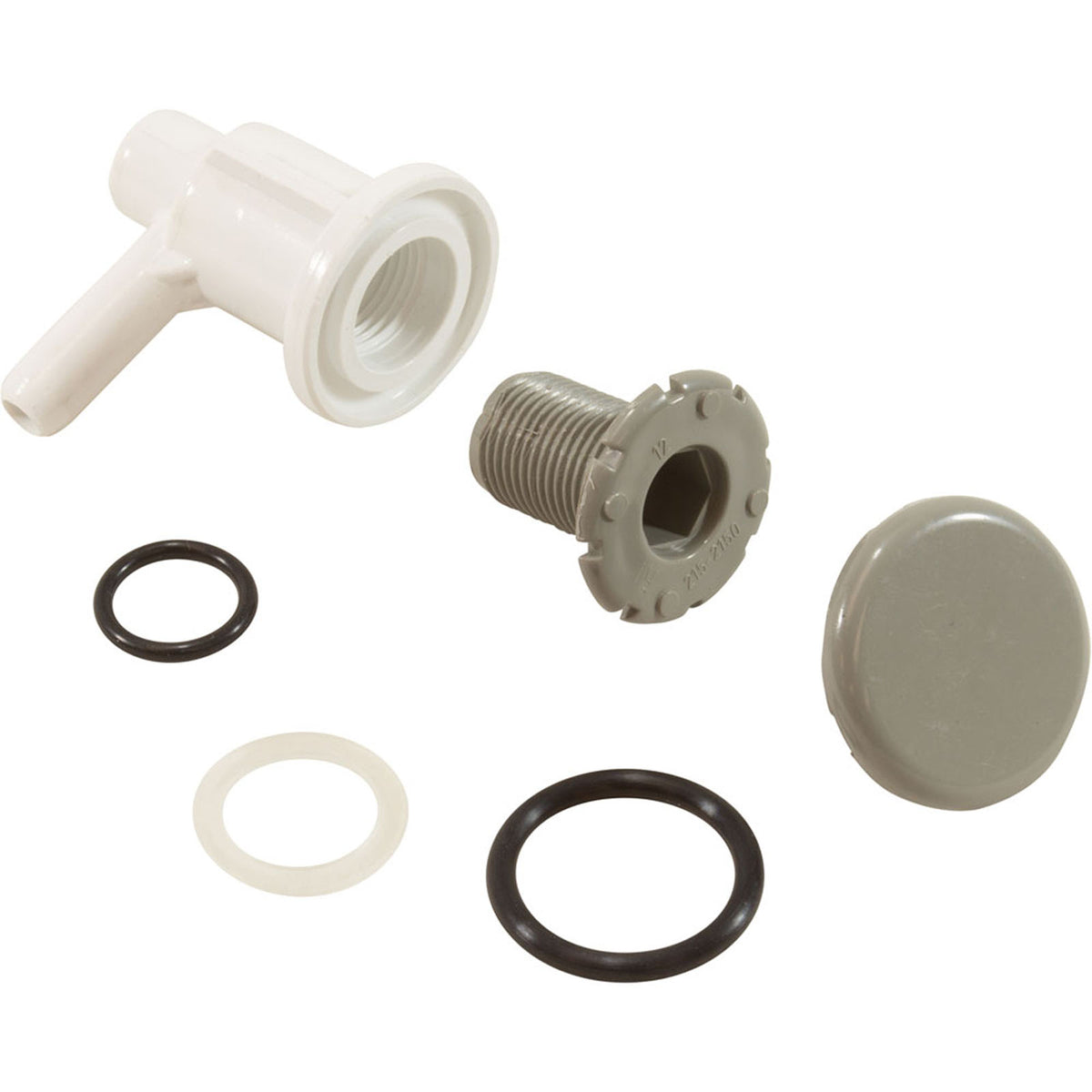 Air Injector, 3/8 Barb Body - Gray