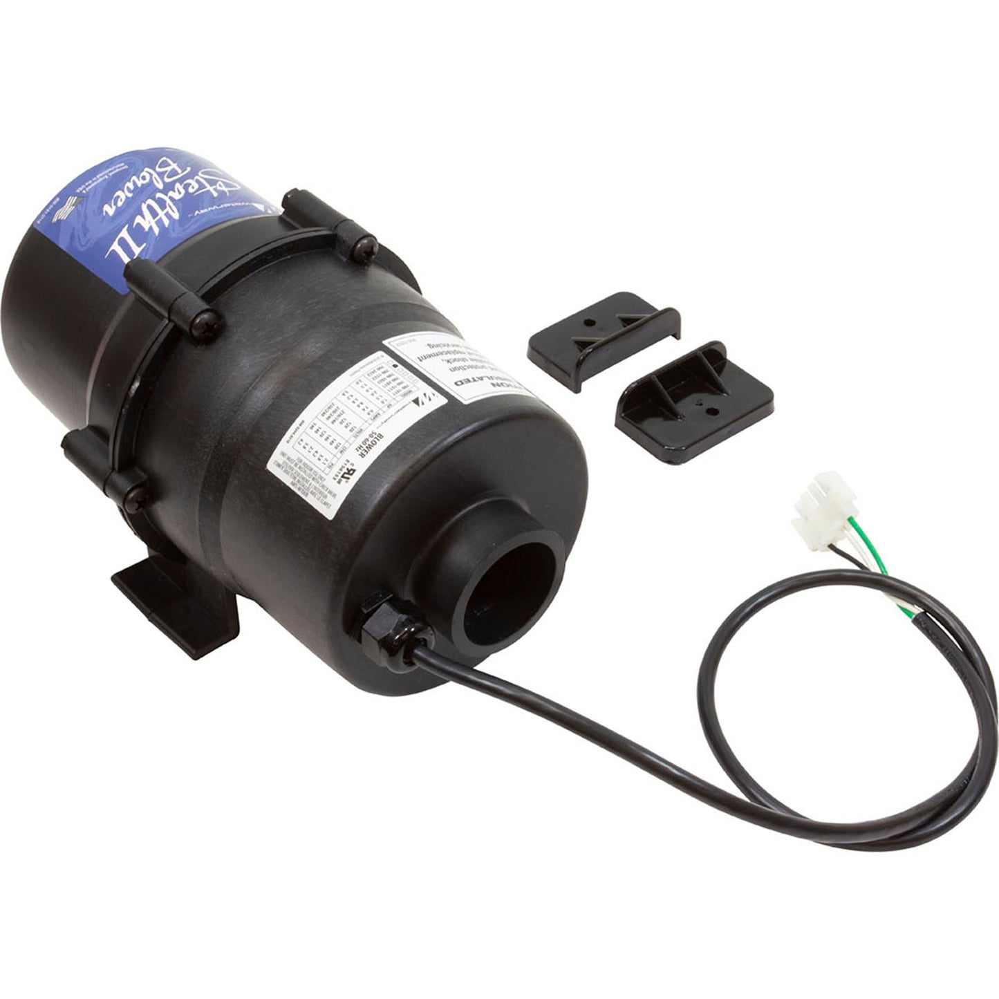 Soplador, 1-1/2 HP, 220 V, cable de amplificador de 4 pines de 3 pies