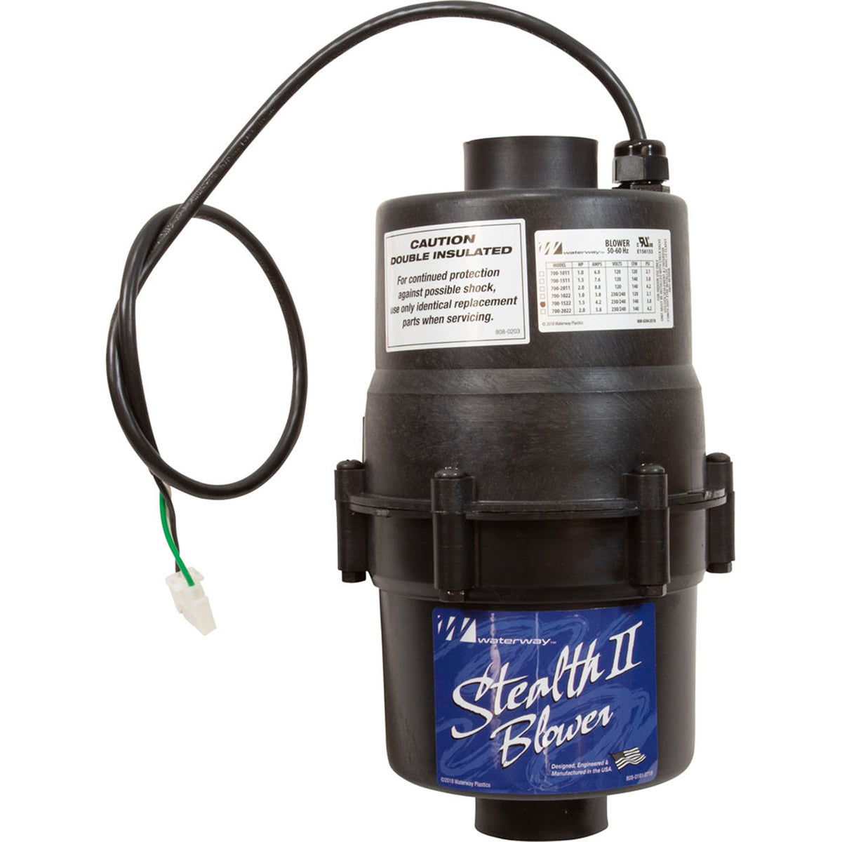 Blower, 1-1/2Hp 220V, 3Ft 4-Pin Amp Cord