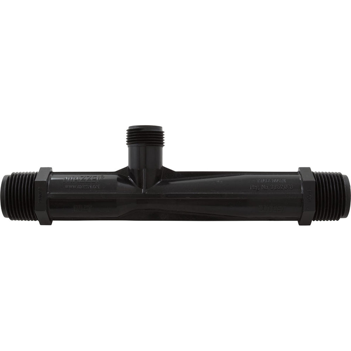Injector 1"Mnpt (#978, Kynar Black)(Used In Iu-206&Iu-201)