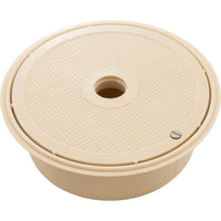 Lid & Ring Valve 6" Beige