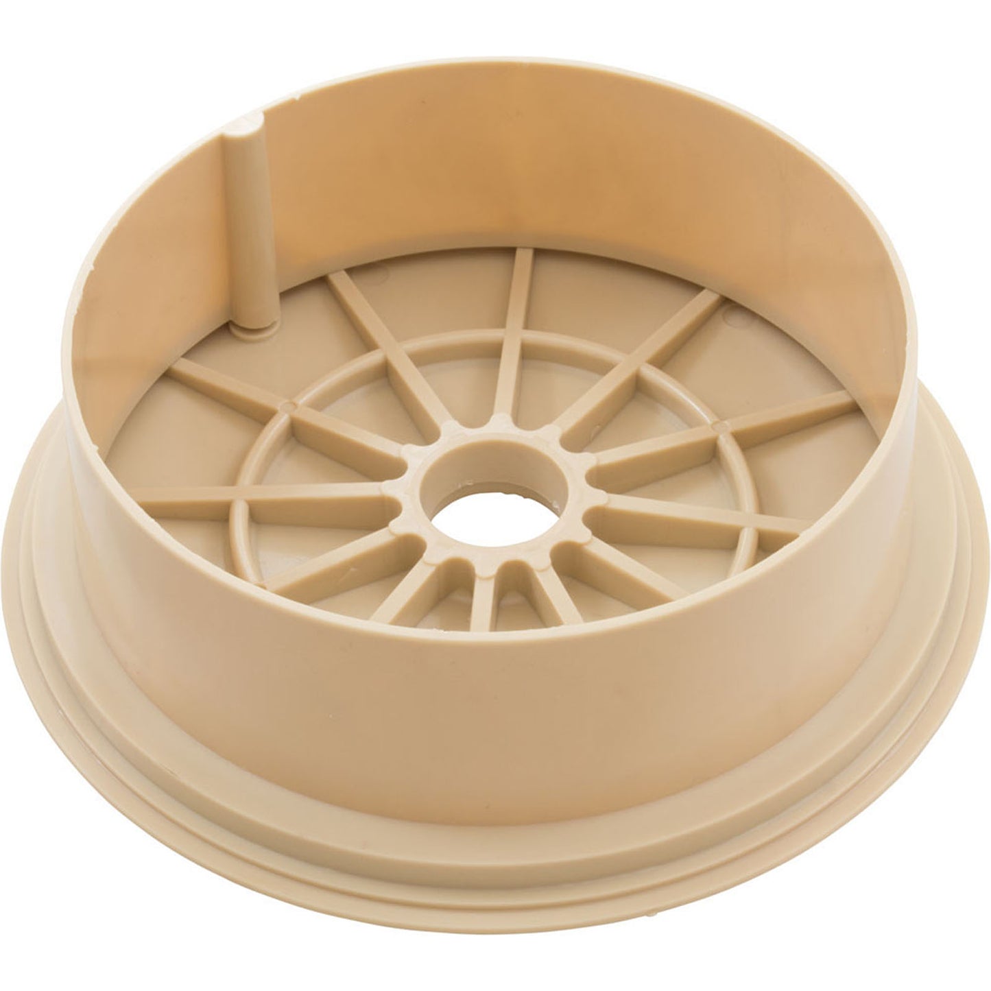 Lid & Ring Valve 6" Beige