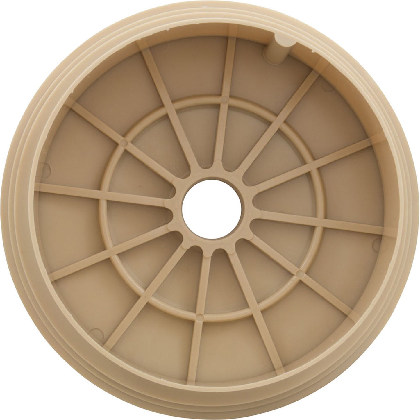 Lid & Ring Valve 6" Beige