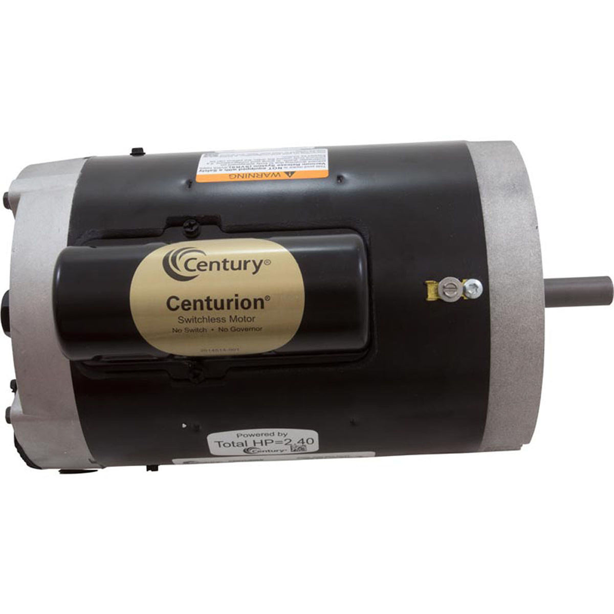 Motor, Centurion, 2Hp, Single Spd, Keyed Shaft