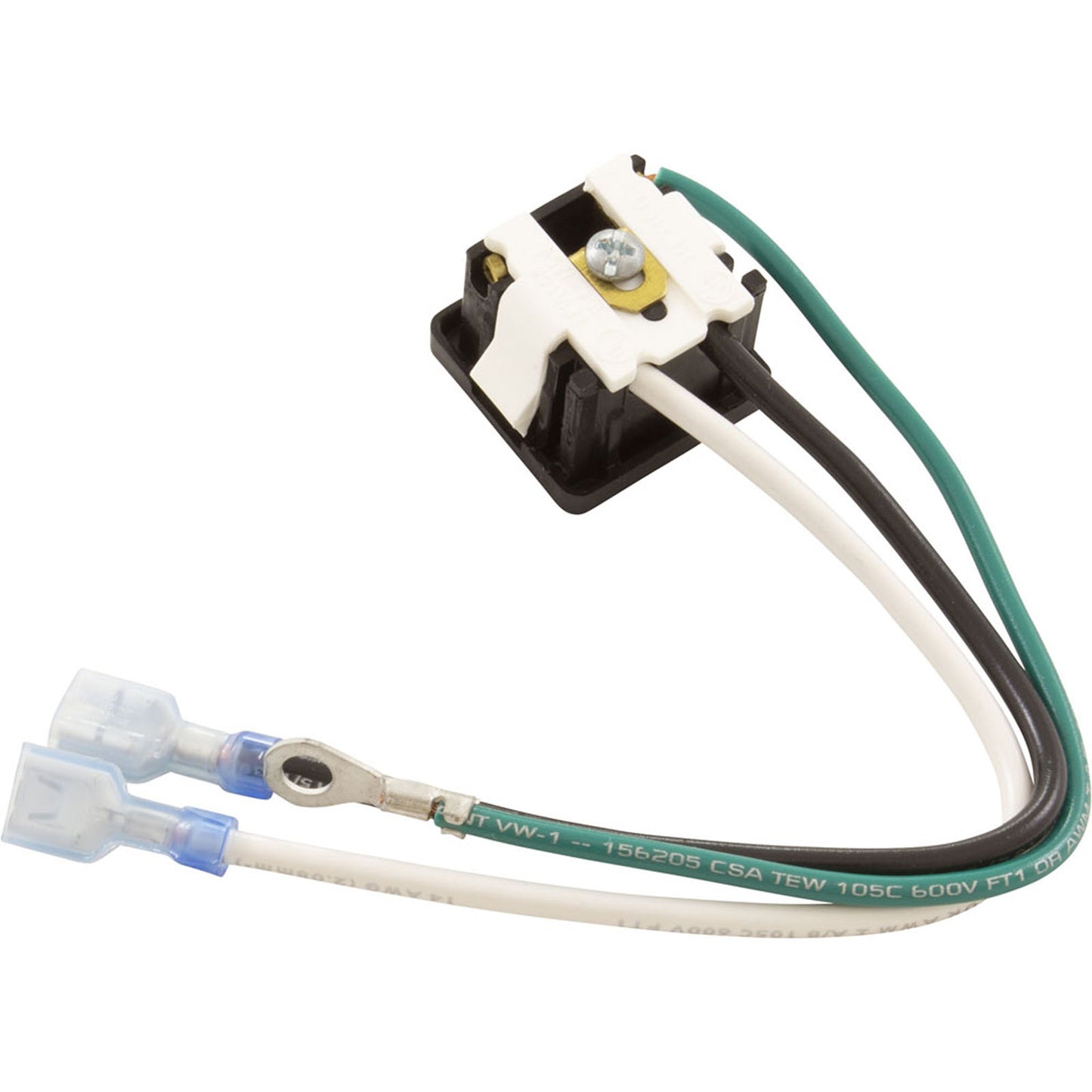 Outlet, 120Vac/15A, Snap-In