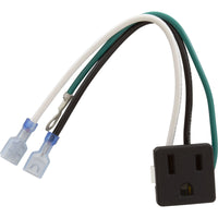 Outlet, 120Vac/15A, Snap-In