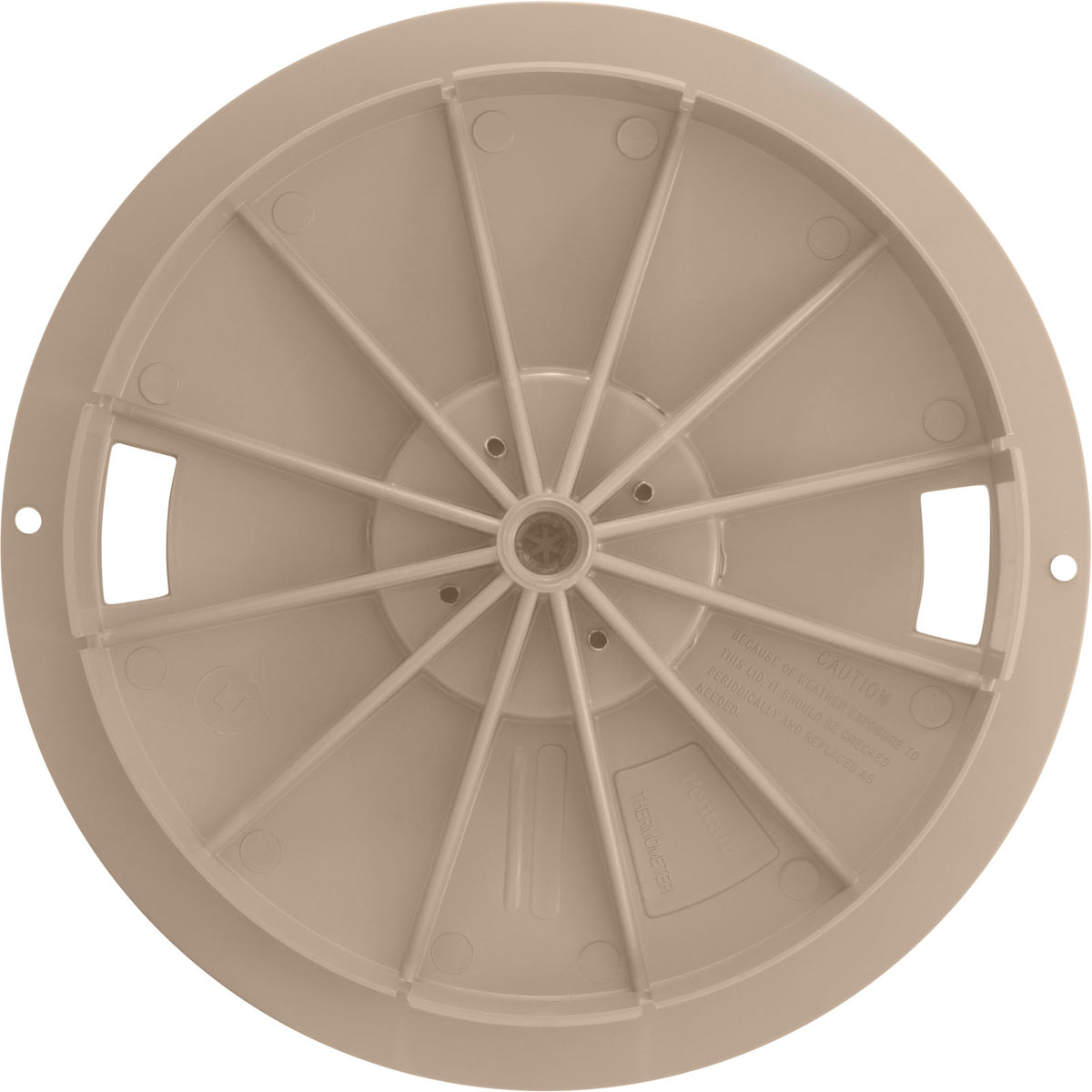 Lid Skimmer Almond without Thermometer