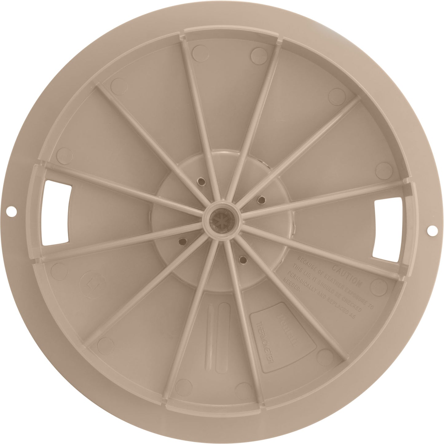 Lid Skimmer Almond without Thermometer