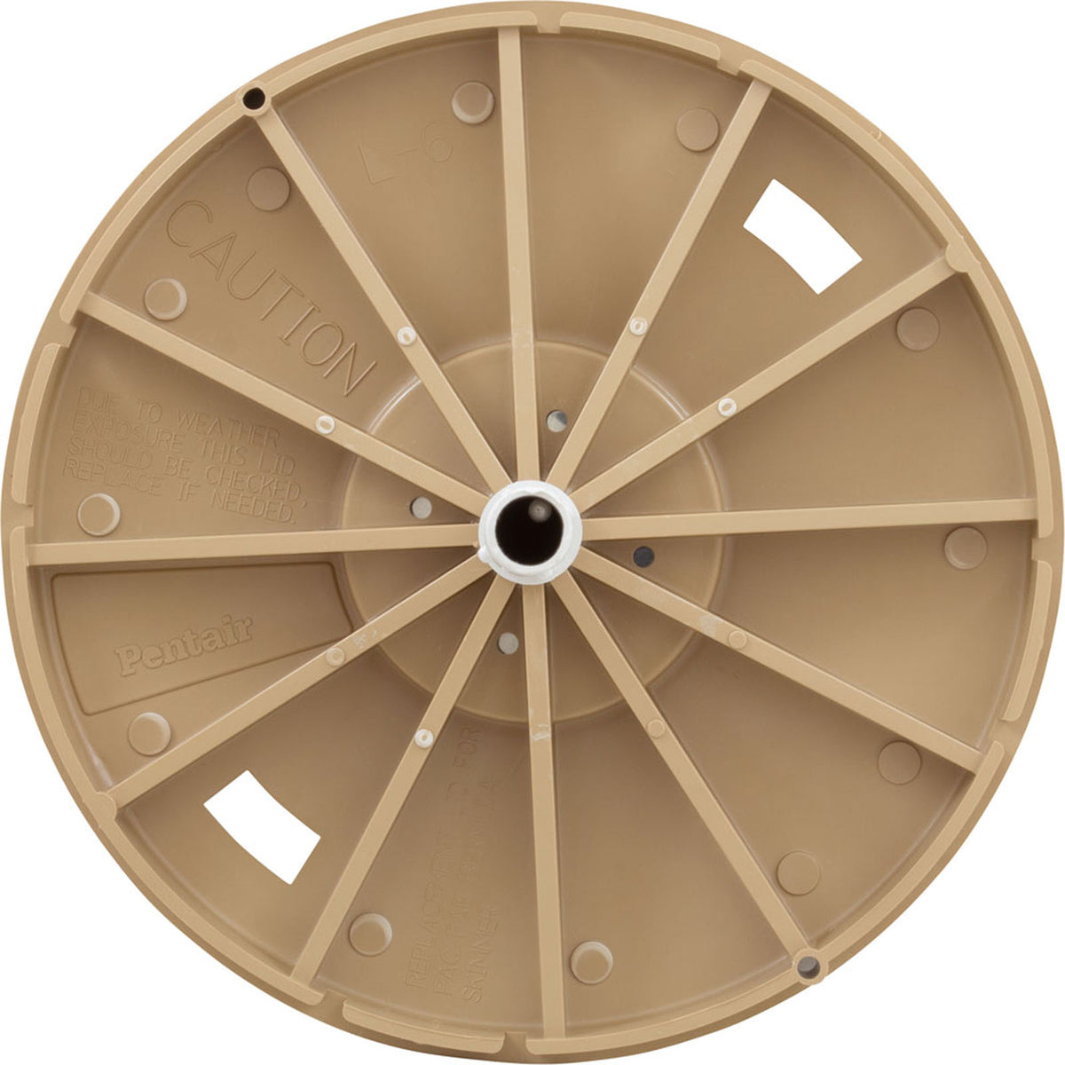 Lid Skimmer W/Therm Almond Bermuda
