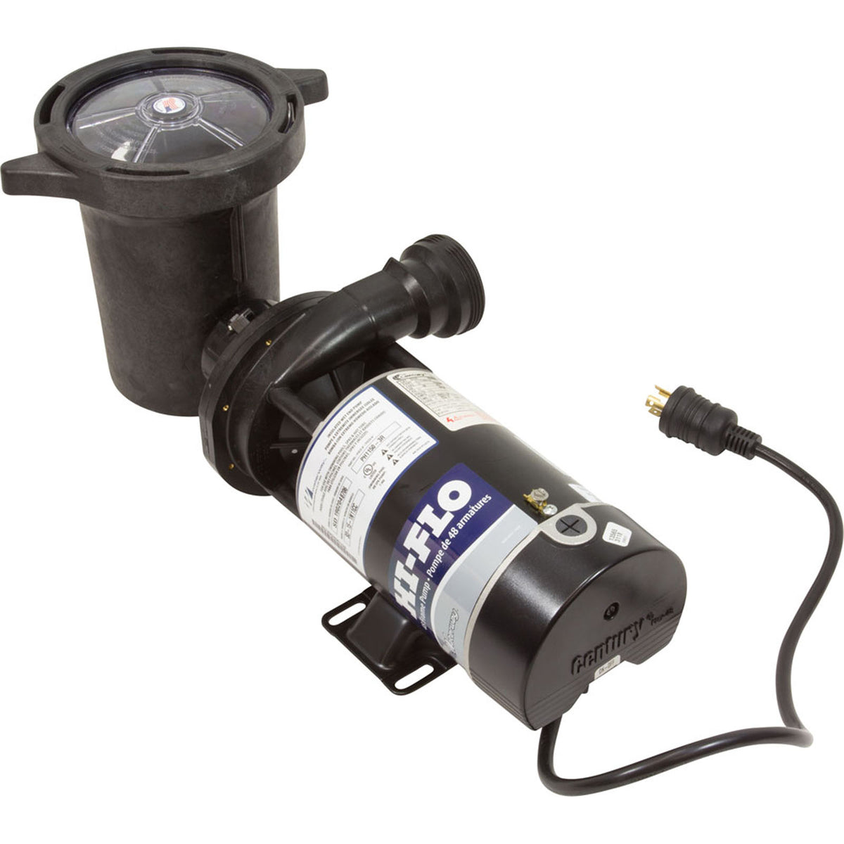 Hf 1.5Hp 115V 1Spd 6"Trp 3Fttl 90O Right