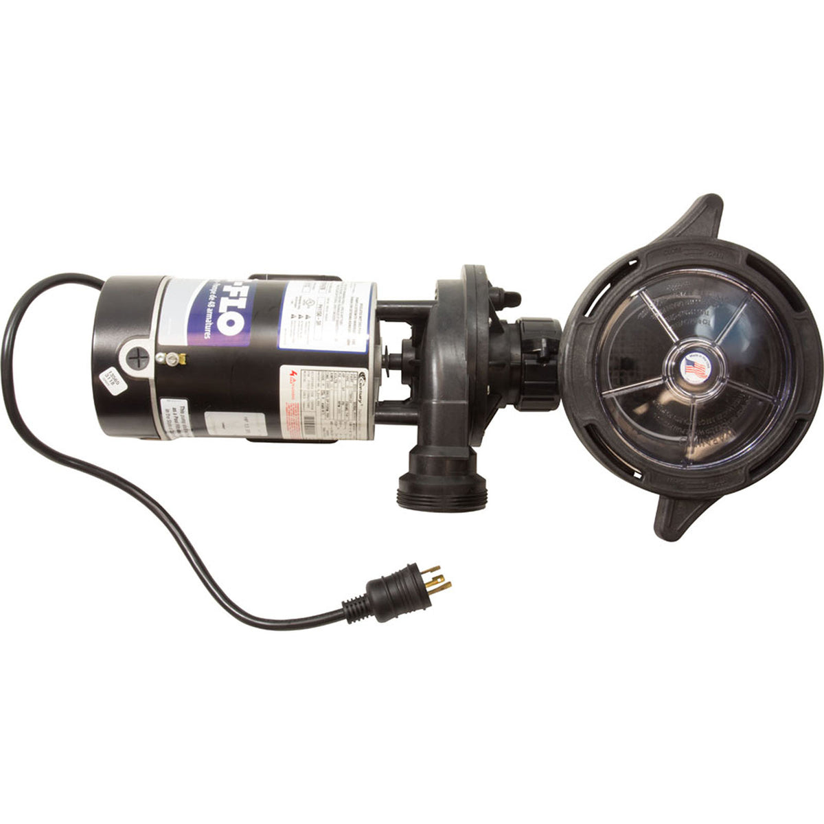 Hf 1.5Hp 115V 1Spd 6"Trp 3Fttl 90O Right