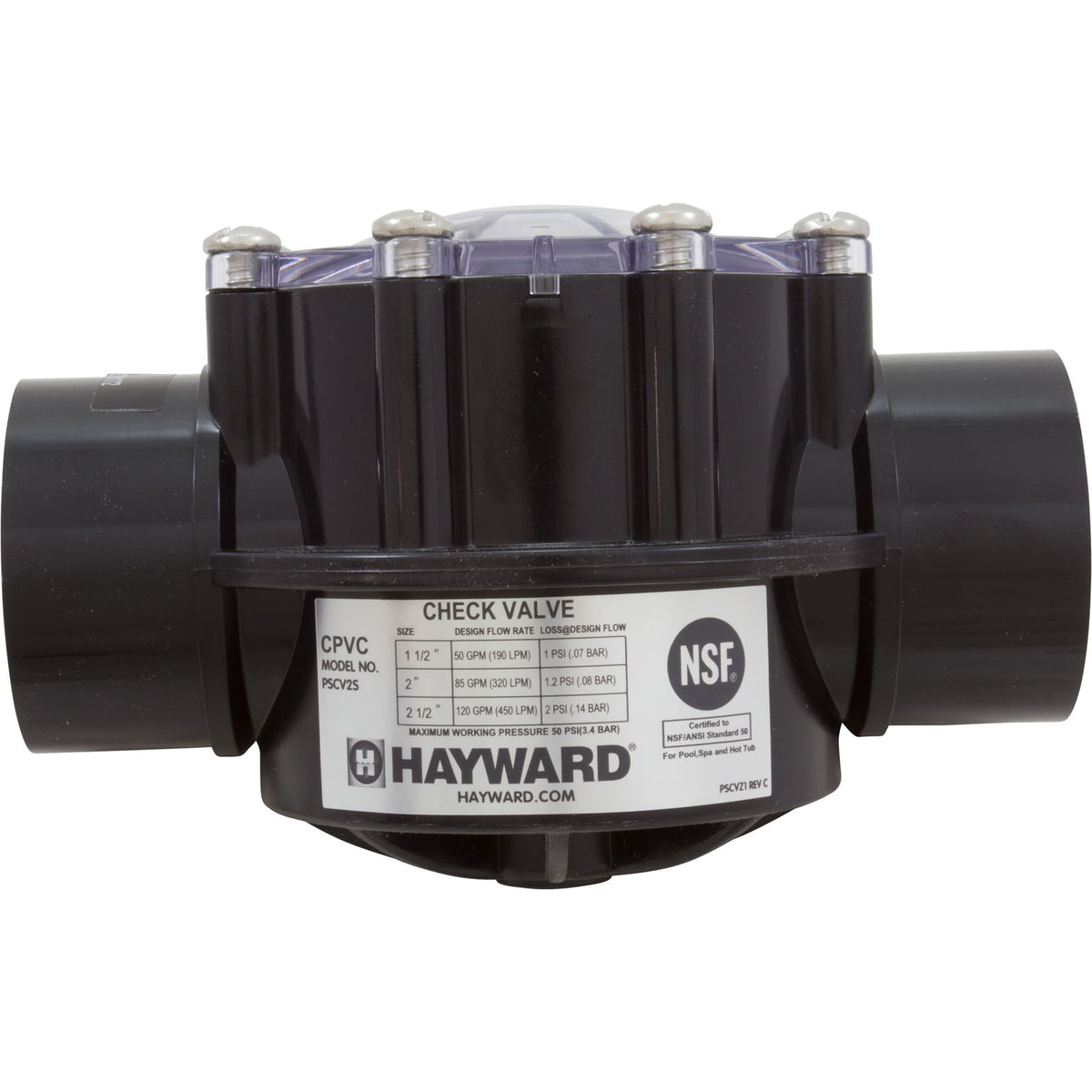 1.5" X 2.0" Cpvc Check Valve