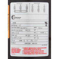 Mtr, Cent, 1Hp, 208-230/460V, 3Ph, 1-Sp, Sf1.5, 48Yfr 3450Rpm