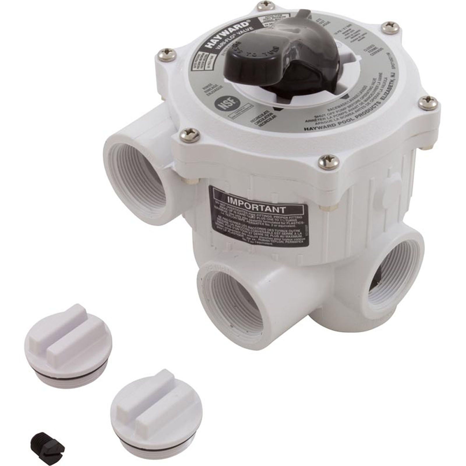 Hayward VariFlo Multiport Valve, 1-1/2"fpt, 6 Position