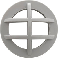 Fitting-Inlet, Fixed, Gray