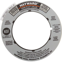 SPX0710G label plate replacement for multiport valve