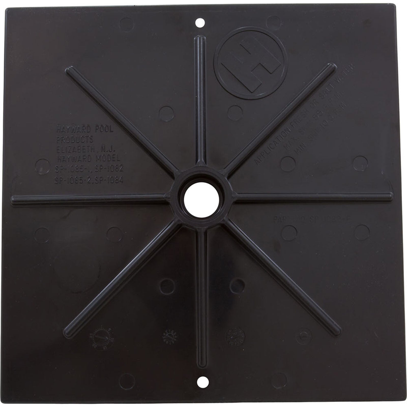 Cover Square, Deck Plate (Black)