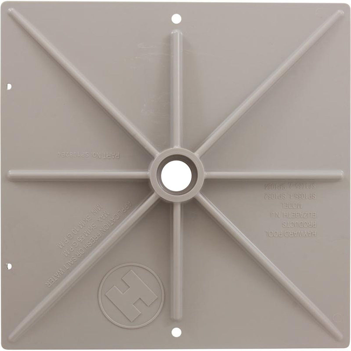 Cover Square, Deck Plate (Gray)