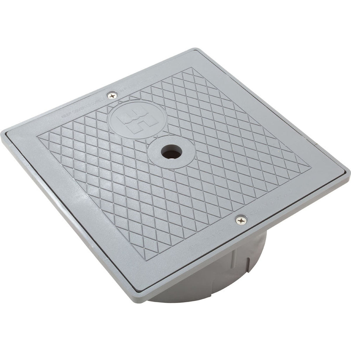 Square Collar & Cover Assembly Dark Gray
