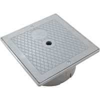 Square Collar & Cover Assembly Dark Gray