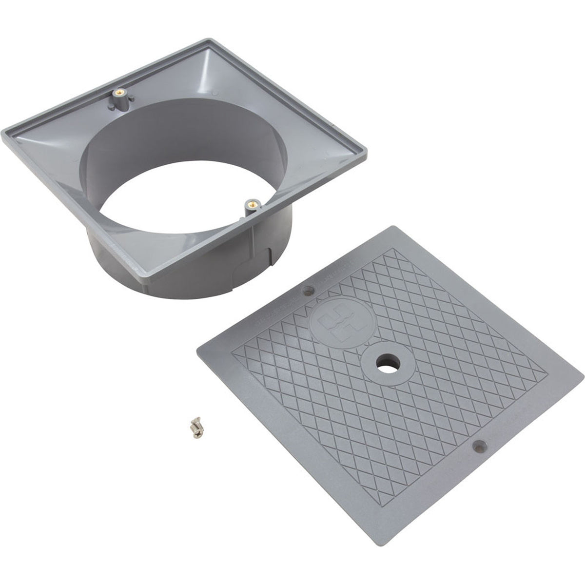 Square Collar & Cover Assembly Dark Gray