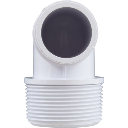 Codo de manguera liso de 1 1/2 Mpt x 1 1/4