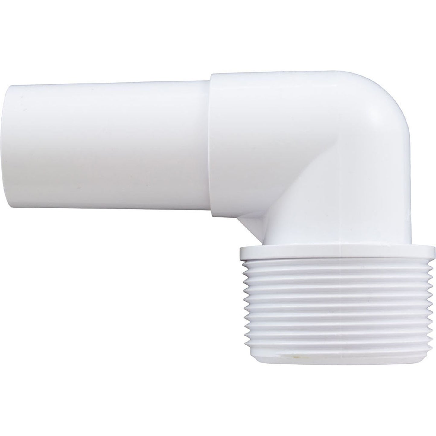 Codo de manguera liso de 1 1/2 Mpt x 1 1/4