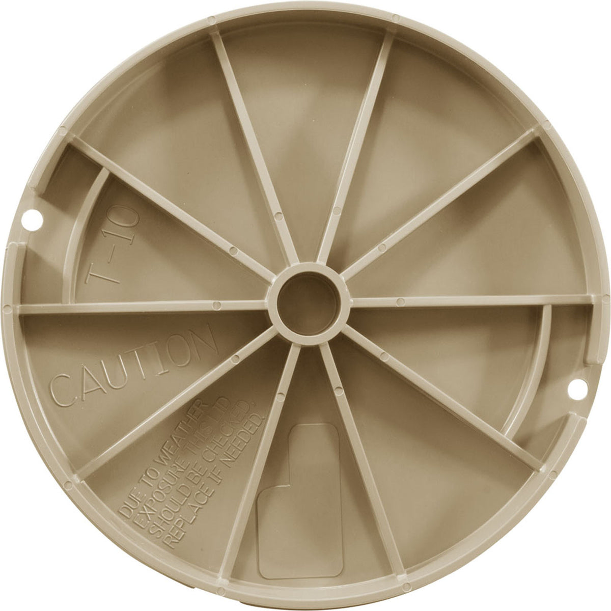 Lid w/ Screw Autofill Almond