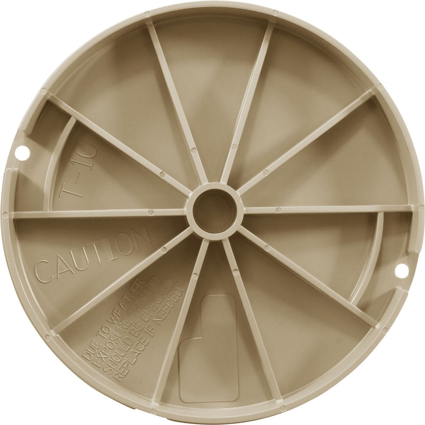 Lid w/ Screw Autofill Almond