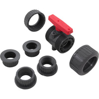 True Union Ball Vlv Gray 1-1/2" Pvc Epdm Soc/Thd