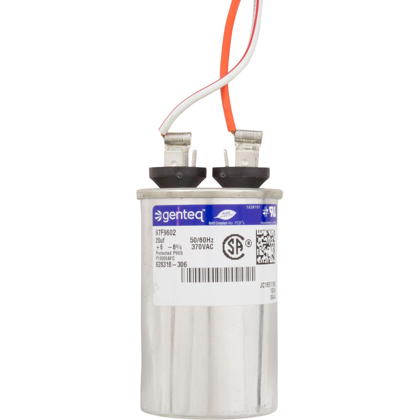 Mtr, Cent, 1Hp, 115/230V, 1-Sp, Sf1, 56Jfr