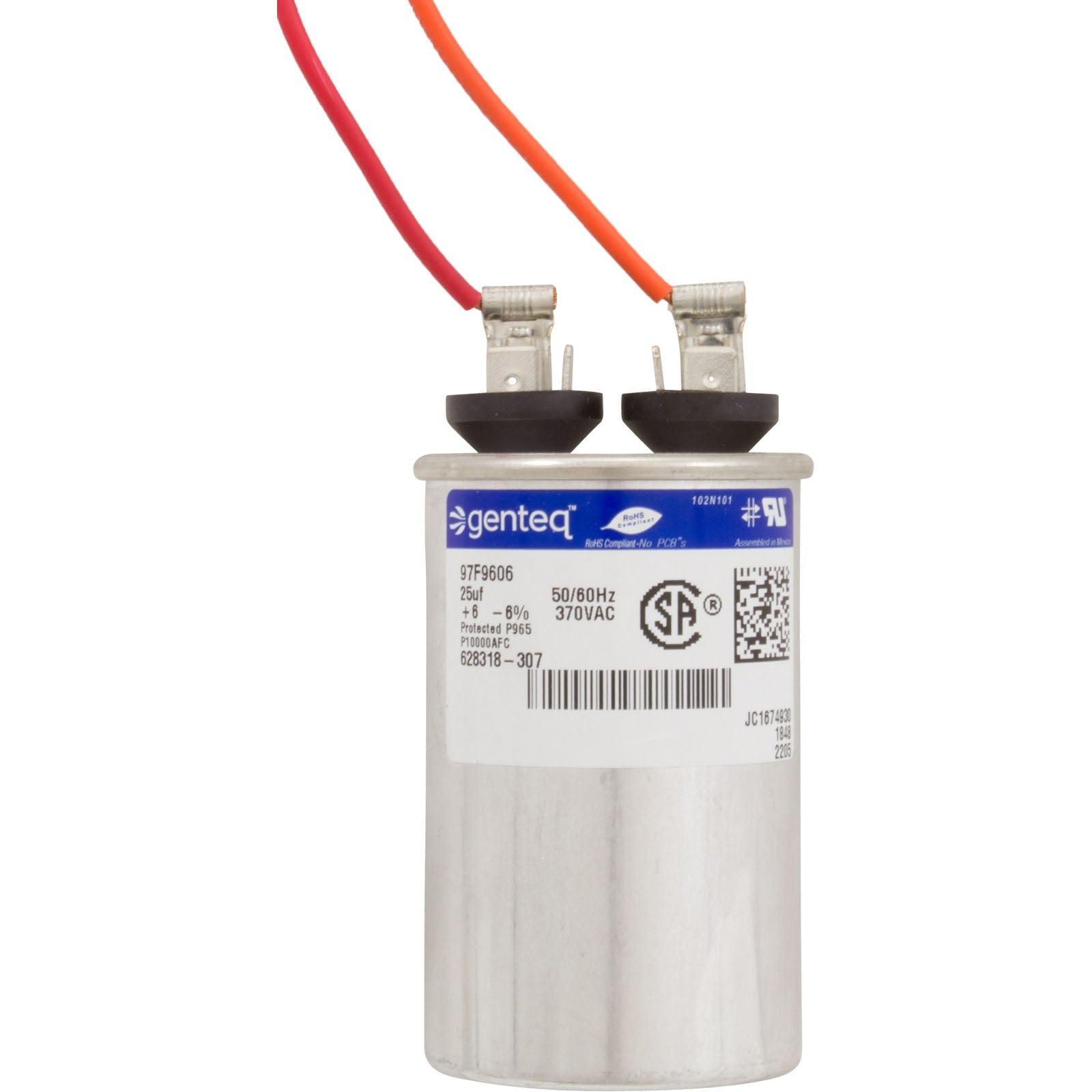 Motor, Cent, 2.5Hp, 230V, 1-Sp, Sf1, 56Jfr
