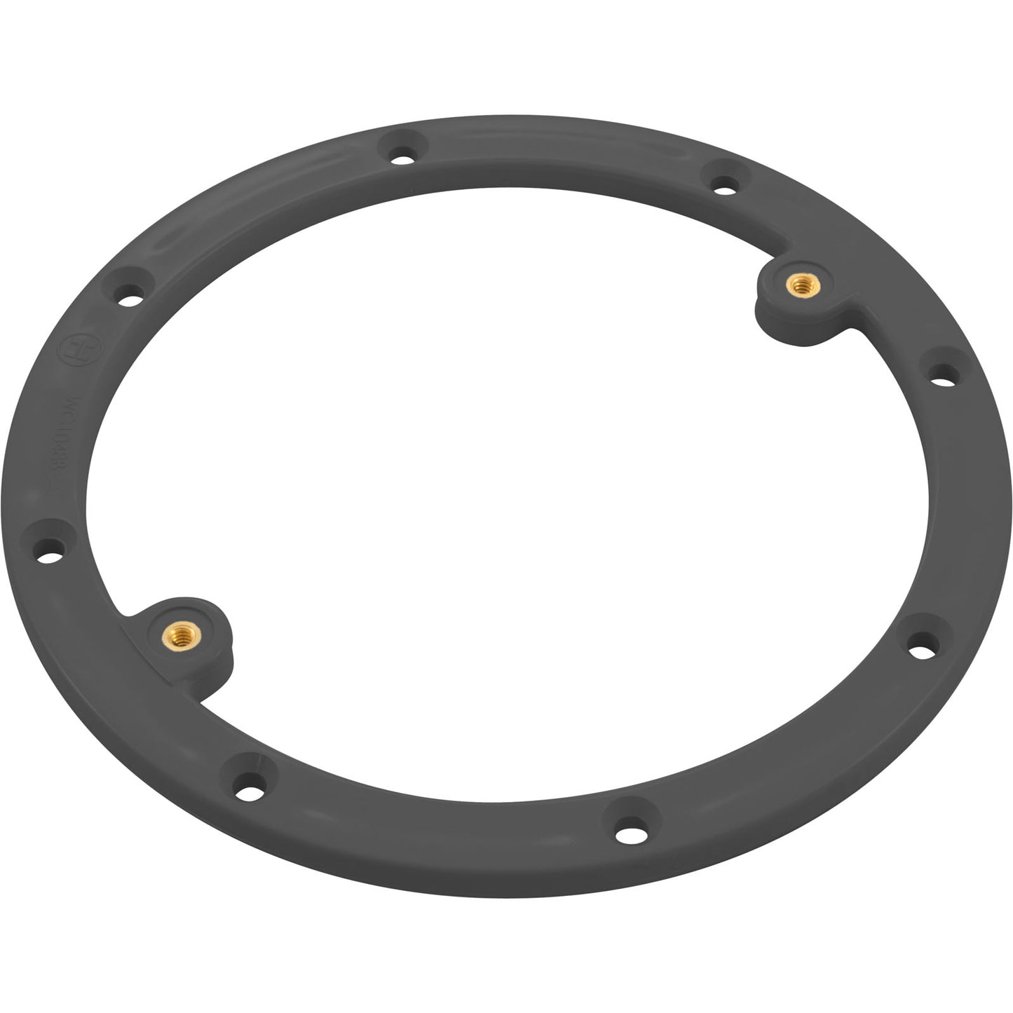 Anillo de vinilo con inserto gris oscuro