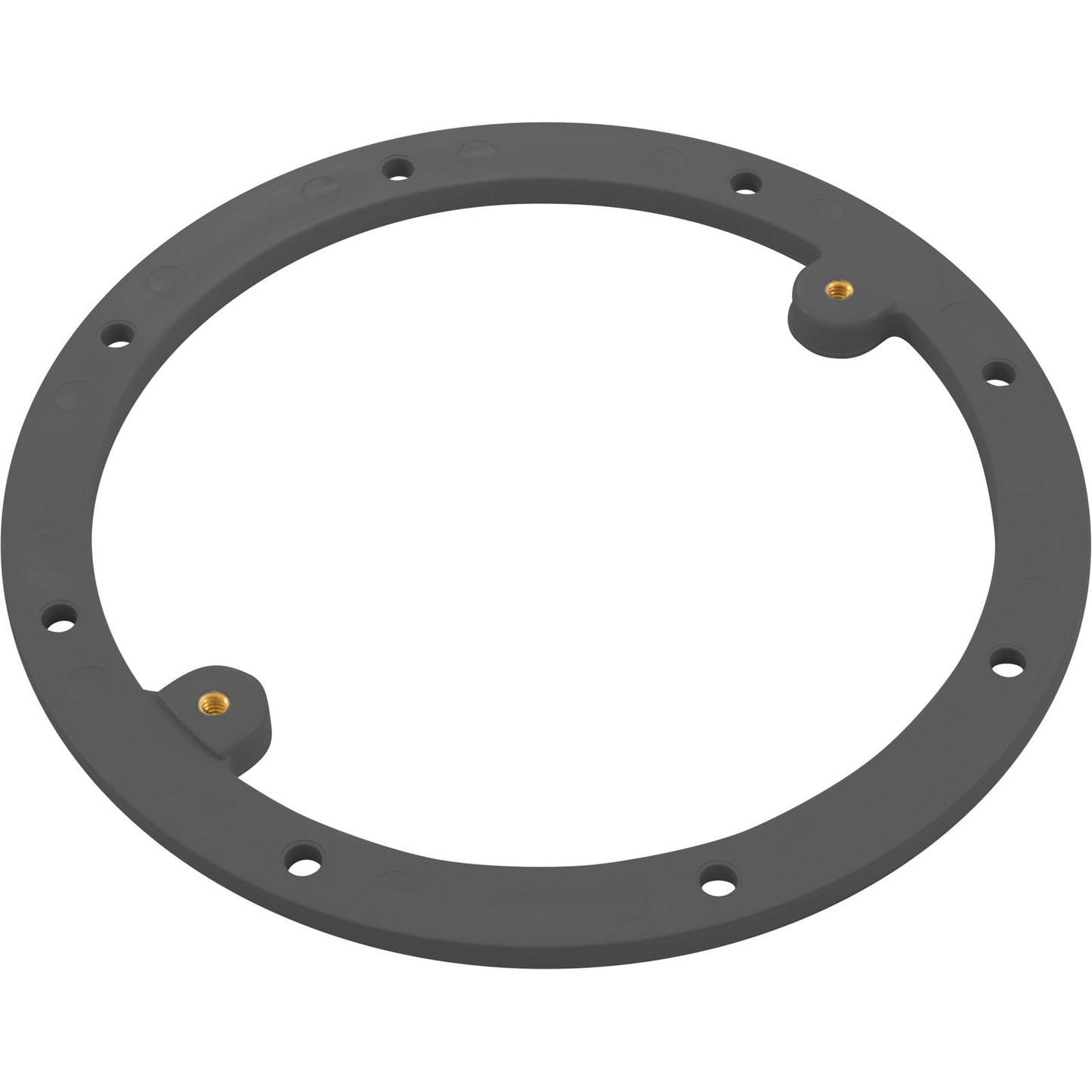 Anillo de vinilo con inserto gris oscuro